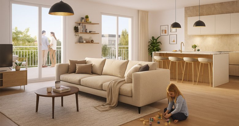 Achat / Vente programme immobilier neuf Neuilly-Plaisance à 6 minutes à vélo du RER A (93360) - Réf. 13335