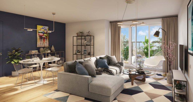 Achat / Vente programme immobilier neuf Neuilly-Plaisance RER A à 15 min à pied (93360) - Réf. 13157