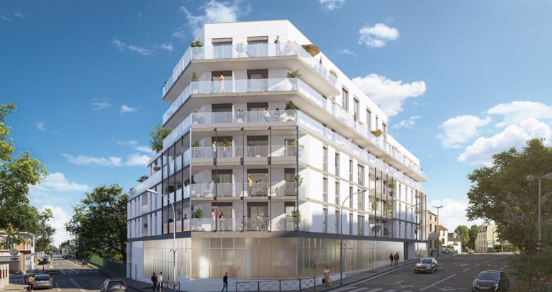 Achat / Vente programme immobilier neuf Noisy-le-Sec à 15 min à pied du RER E et du tram T1 (93130) - Réf. 13313