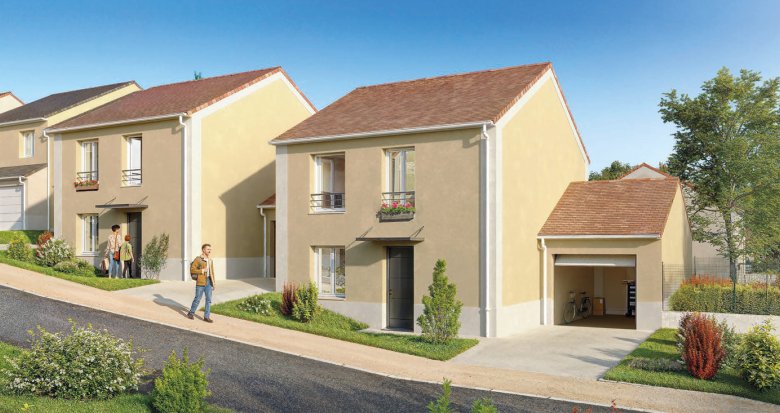 Achat / Vente programme immobilier neuf Ollainville maison neuves à 10 min à pied du RER C (91290) - Réf. 13655