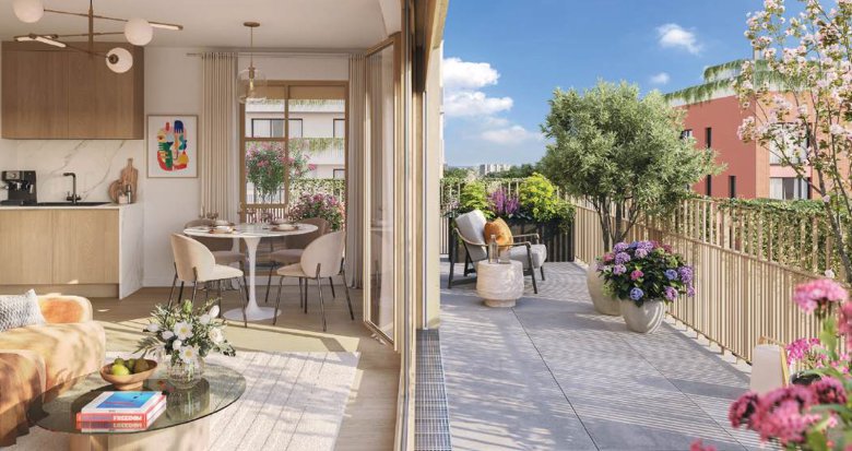 Achat / Vente programme immobilier neuf Orly quartier Parc en Scène proche métro 14 et RER C (94310) - Réf. 13240