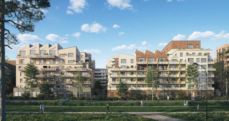 Achat / Vente programme immobilier neuf Orly quartier Parc en Scène proche métro 14 et RER C (94310) - Réf. 13240