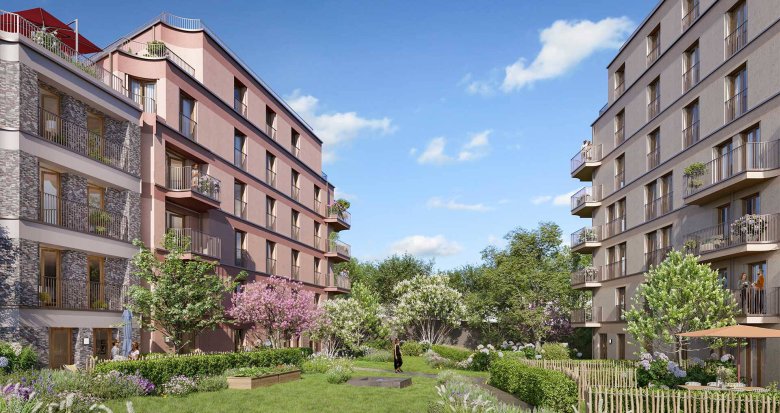 Achat / Vente programme immobilier neuf Pantin à 15 min à pied du métro 5 (93500) - Réf. 12402