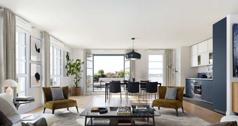 Achat / Vente programme immobilier neuf Romainville à 10 minutes à pied du métro 5 direction Paris (93230) - Réf. 12994