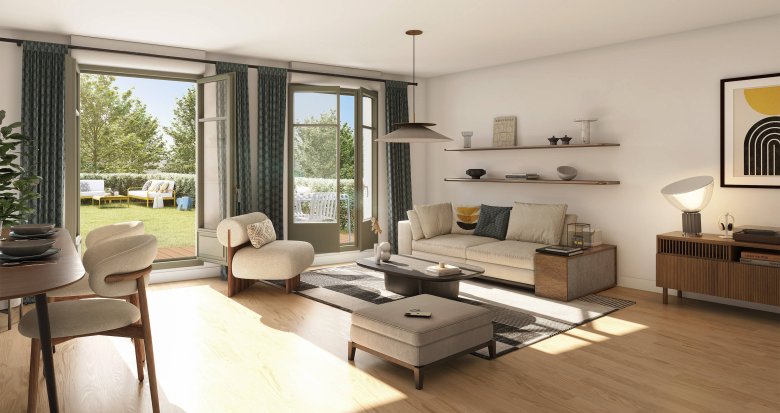 Achat / Vente programme immobilier neuf Rosny-sur-Seine à 400 m de la gare transilien J et TER (78710) - Réf. 12418