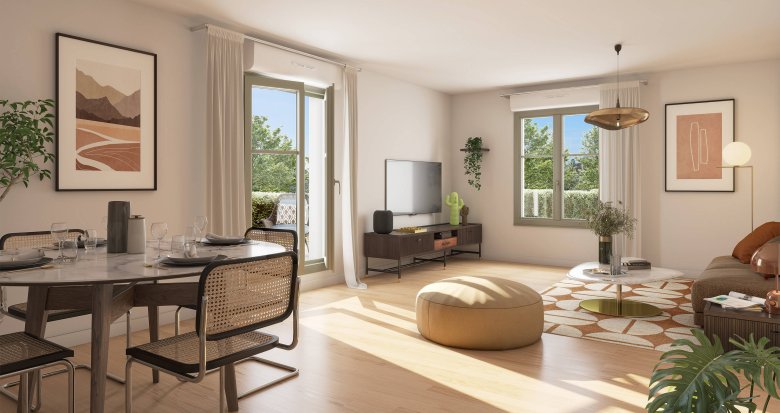 Achat / Vente programme immobilier neuf Rosny-sur-Seine à 400 m de la gare transilien J et TER (78710) - Réf. 12418