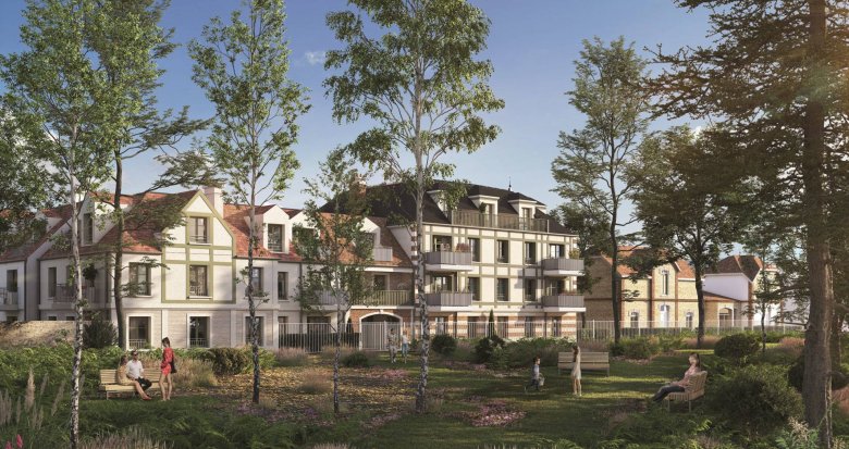 Achat / Vente programme immobilier neuf Rosny-sur-Seine à 400 m de la gare transilien J et TER (78710) - Réf. 12418