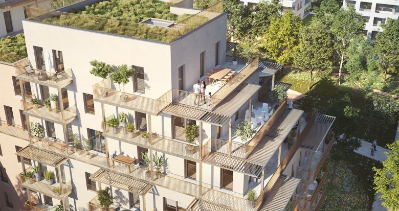 Achat / Vente programme immobilier neuf Rueil-Malmaison avec vues sur le Parc Jacques Chirac (92500) - Réf. 7895