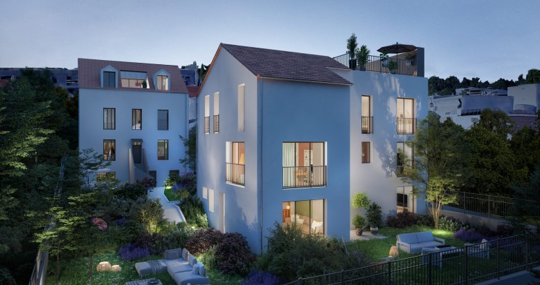 Achat / Vente programme immobilier neuf Rueil-Malmaison quartier calme avec vues sur Paris (92500) - Réf. 8412
