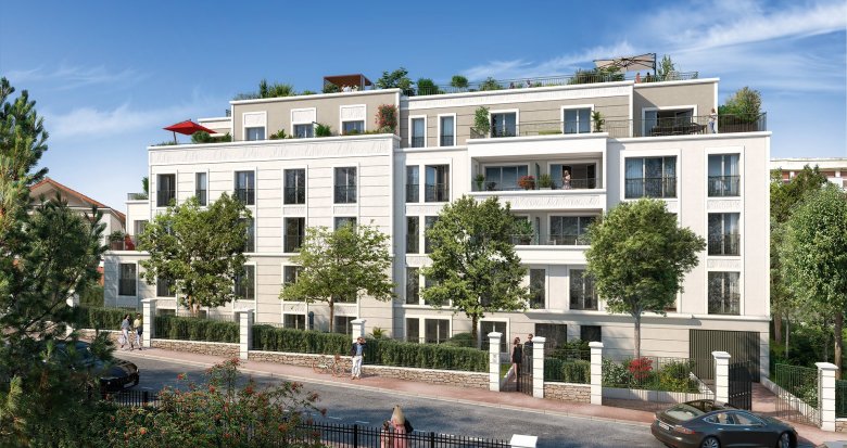 Achat / Vente programme immobilier neuf Saint-Cloud quartier Montretout à 10 min de la ligne L (92210) - Réf. 8299