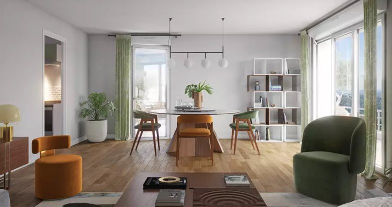 Achat / Vente programme immobilier neuf Saint-Cyr-l'École à deux pas de la gare (78210) - Réf. 12795