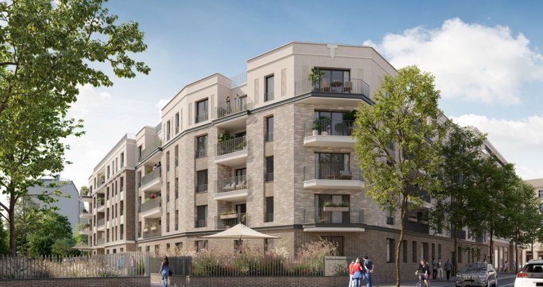 Achat / Vente programme immobilier neuf Saint-Ouen à 15 minutes à pied des métros 13, 14 et 4 (93400) - Réf. 13407