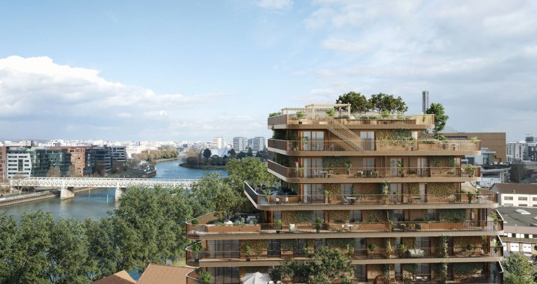 Achat / Vente programme immobilier neuf Saint-Ouen à seulement 13 min à pied du Métro 14 et RER C (93400) - Réf. 12952