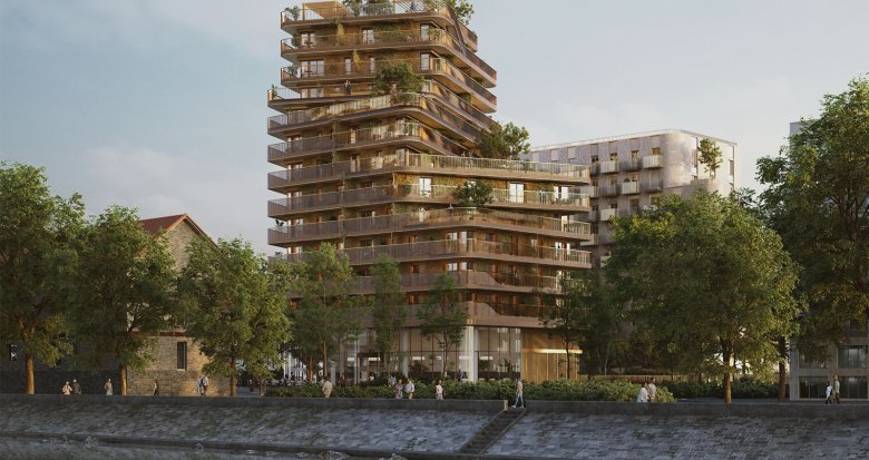 Achat / Vente programme immobilier neuf Saint-Ouen à seulement 13 min à pied du Métro 14 et RER C (93400) - Réf. 12952