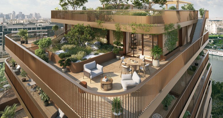 Achat / Vente programme immobilier neuf Saint-Ouen à seulement 13 min à pied du Métro 14 et RER C (93400) - Réf. 12952