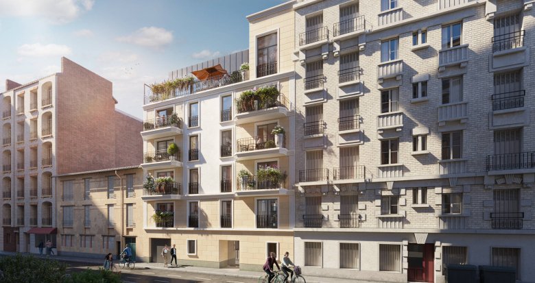 Achat / Vente programme immobilier neuf Saint-Ouen, quartier Garibaldi à 7 min à pieds du Métro 14 (93400) - Réf. 7286