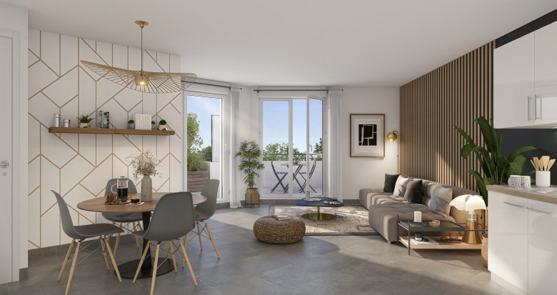 Achat / Vente programme immobilier neuf Sevran à 600m de la gare RER B (93270) - Réf. 8285