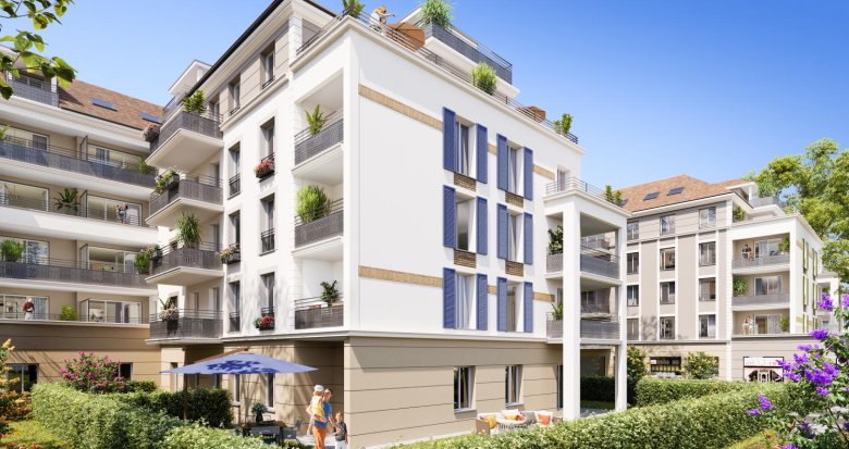 Achat / Vente programme immobilier neuf Taverny à 10 min du RER C (95150) - Réf. 7551