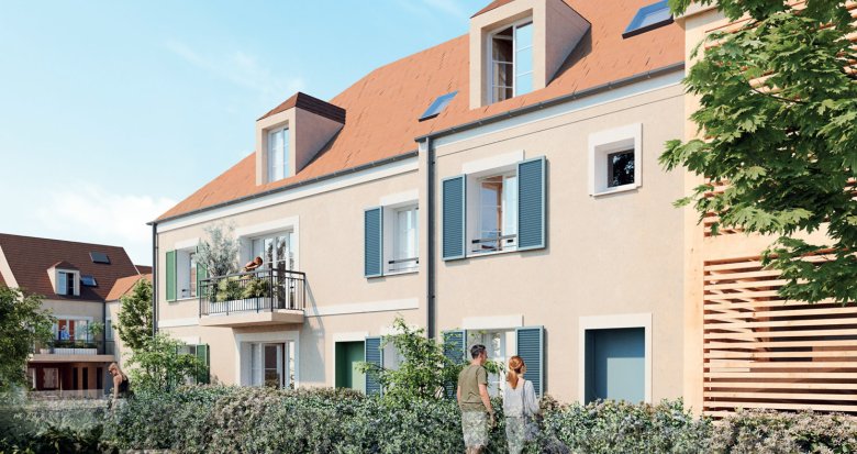Achat / Vente programme immobilier neuf Taverny centre-ville à 8 min à pied du Transilien H (95150) - Réf. 12530