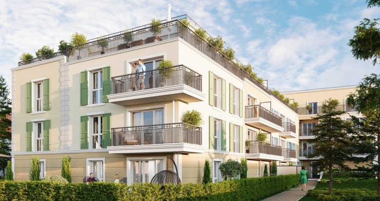 Achat / Vente programme immobilier neuf Taverny proche ligne H à 28 min Paris gare du Nord (95150) - Réf. 8738