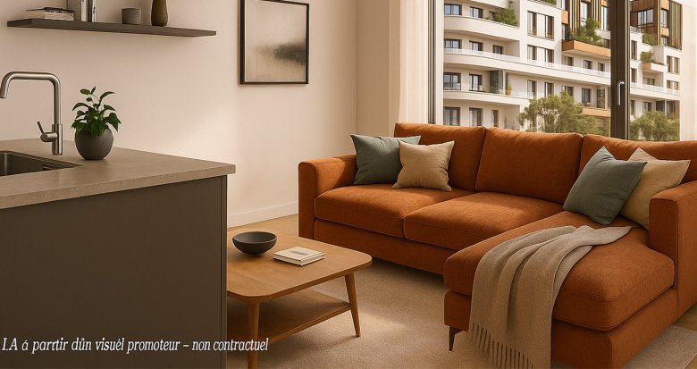 Achat / Vente programme immobilier neuf Villeneuve-la-Garenne à 4 km de la Porte de Saint-Ouen (92390) - Réf. 13582