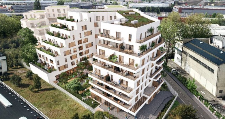 Achat / Vente programme immobilier neuf Villeneuve-la-Garenne proche du tram T1 et de la future ligne 15 (92390) - Réf. 8394
