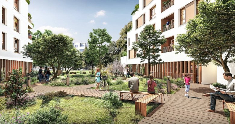 Achat / Vente programme immobilier neuf Villeneuve-la-Garenne proche du tram T1 et de la future ligne 15 (92390) - Réf. 8394