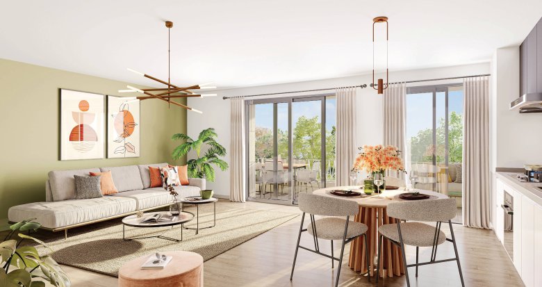 Achat / Vente programme immobilier neuf Villepinte à 10 min en bus de la gare RER B et métro 16 (93420) - Réf. 12490