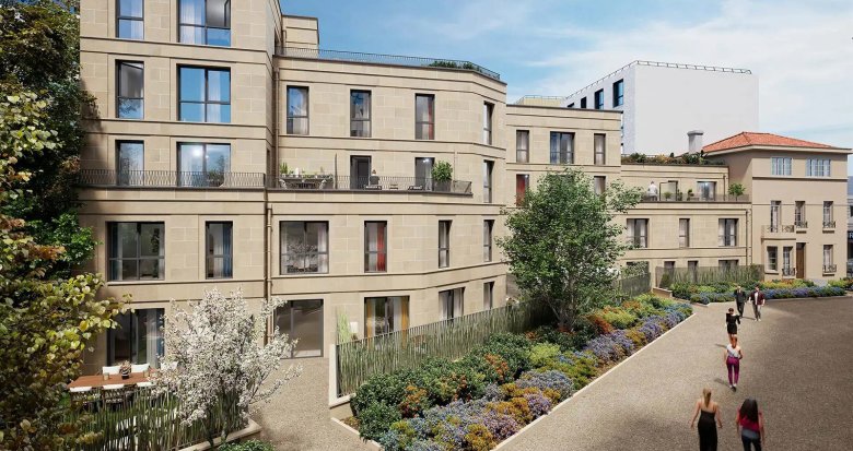 Achat / Vente programme immobilier neuf Aubervilliers à 3 minutes à pied du métro 12 (93300) - Réf. 12768