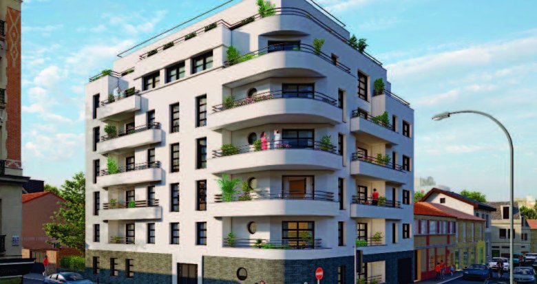 Achat / Vente programme immobilier neuf Aubervilliers à 7 min à vélo du RER B et à 150m du métro (93300) - Réf. 12772