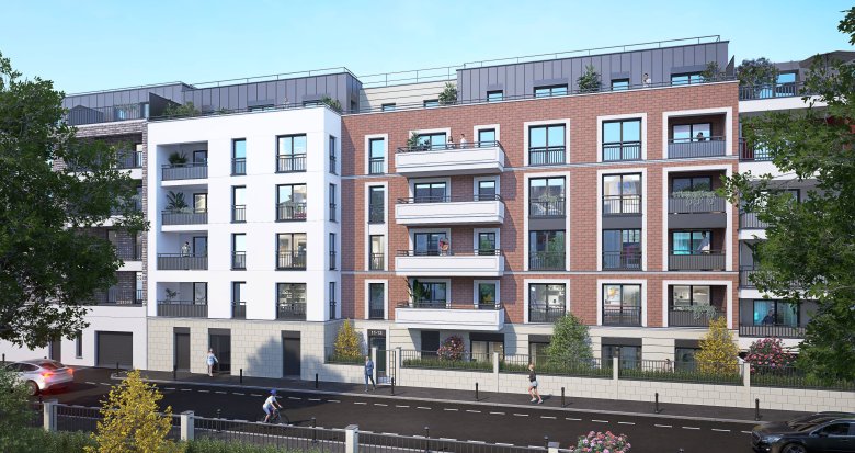 Achat / Vente programme immobilier neuf Aulnay-sous-Bois à 15 min à pied de la gare RER B (93600) - Réf. 12626