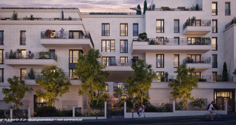 Achat / Vente programme immobilier neuf Champigny-sur-Marne à 10 min de bus du RER A Champigny (94500) - Réf. 13595