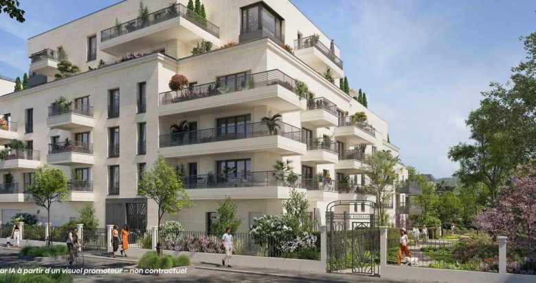 Achat / Vente programme immobilier neuf Champigny-sur-Marne à 10 min de bus du RER A Champigny (94500) - Réf. 13595