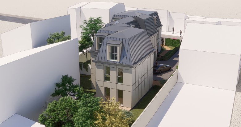 Achat / Vente programme immobilier neuf Clamart maisons neuves à 8 min à pied de la gare Transilien N (92140) - Réf. 12789