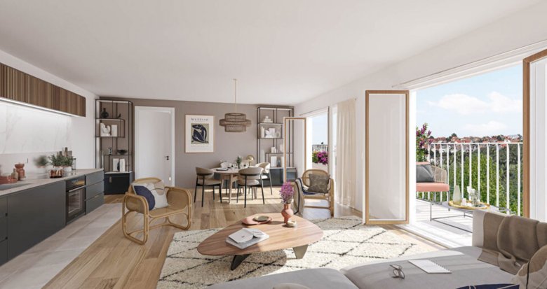 Achat / Vente programme immobilier neuf Crosne à 15 min de Paris avec le RER D (91560) - Réf. 12754