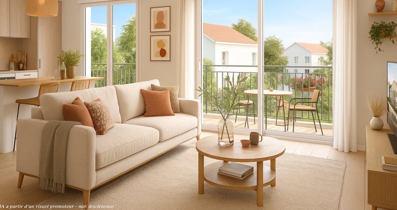 Achat / Vente programme immobilier neuf Dampmart à 7 min en voiture de la ligne Transilien P (77400) - Réf. 13557