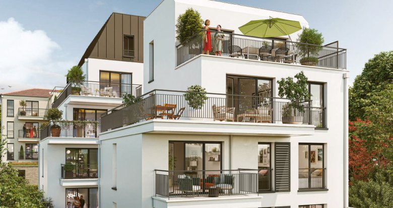 Achat / Vente programme immobilier neuf Fontenay-sous-Bois à 550 mètres du RER A (94120) - Réf. 12970