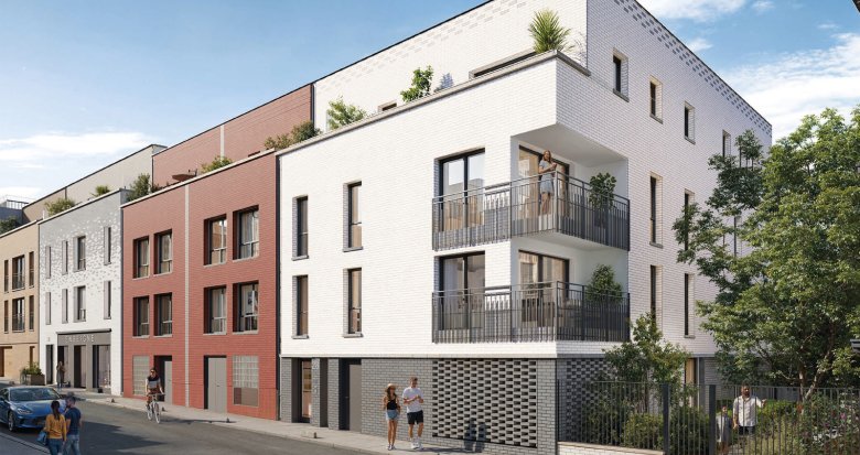 Achat / Vente programme immobilier neuf Le Pré-Saint-Gervais à 16 min du métro 5 (93310) - Réf. 12979
