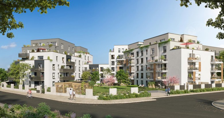 Achat / Vente programme immobilier neuf Meaux entre le centre-ville et le parc du Pâtis (77100) - Réf. 8485