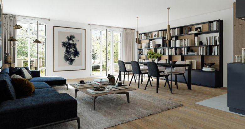 Achat / Vente programme immobilier neuf Montlhéry à 400 m de la forêt domaniale de Sénart (91310) - Réf. 12968
