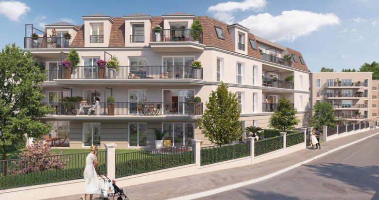 Achat / Vente programme immobilier neuf Montlhéry à 400 m de la forêt domaniale de Sénart (91310) - Réf. 12968