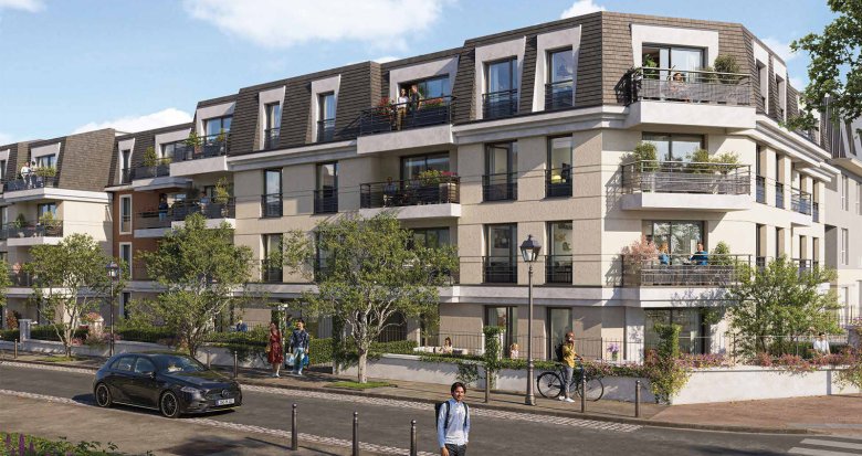 Achat / Vente programme immobilier neuf Neuilly-Plaisance à 12 min à pied du RER A (93360) - Réf. 12833