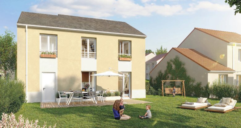 Achat / Vente programme immobilier neuf Ollainville maison neuves à 10 min à pied du RER C (91290) - Réf. 13655