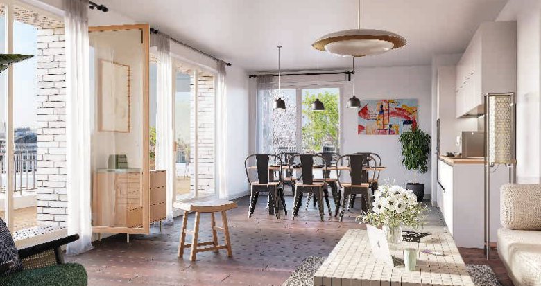 Achat / Vente programme immobilier neuf Saint-Ouen-sur-Seine côté Docks à 10 min du métro (93400) - Réf. 12928