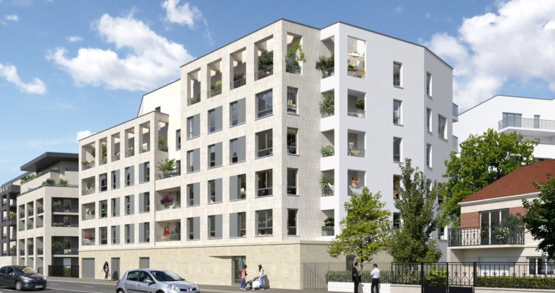 Achat / Vente programme immobilier neuf Stains centre-ville à 10 min de bus du RER D (93240) - Réf. 12632