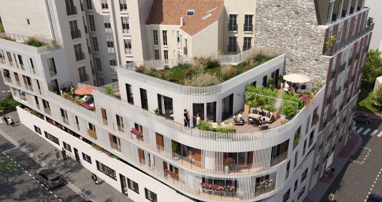 Achat / Vente programme immobilier neuf Vanves proche du métro 12 et du tram T2 (92170) - Réf. 13556