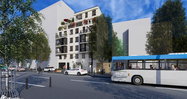 Achat / Vente programme immobilier neuf Villejuif à 6 min à pied du métro 7 (94800) - Réf. 12621